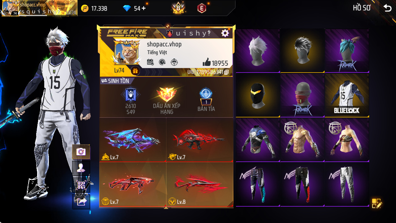 Nick FreeFire Siêu Phẩm